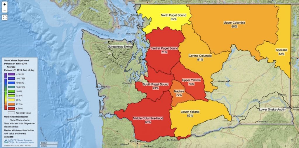 Don’t be Fooled by the Lowland Snow, Washington State’s Snowpack is ...